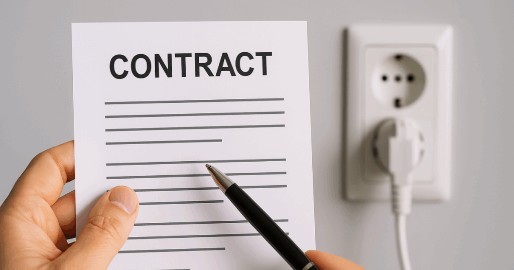 contrato eléctrico