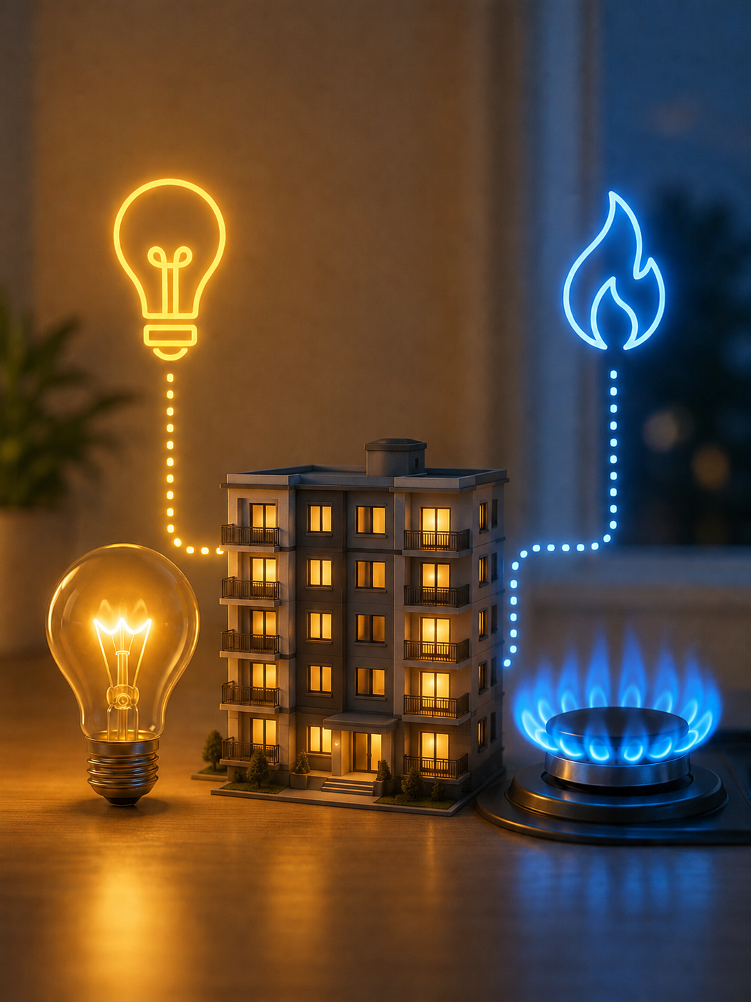 Factura de la luz y el gas de comunidades