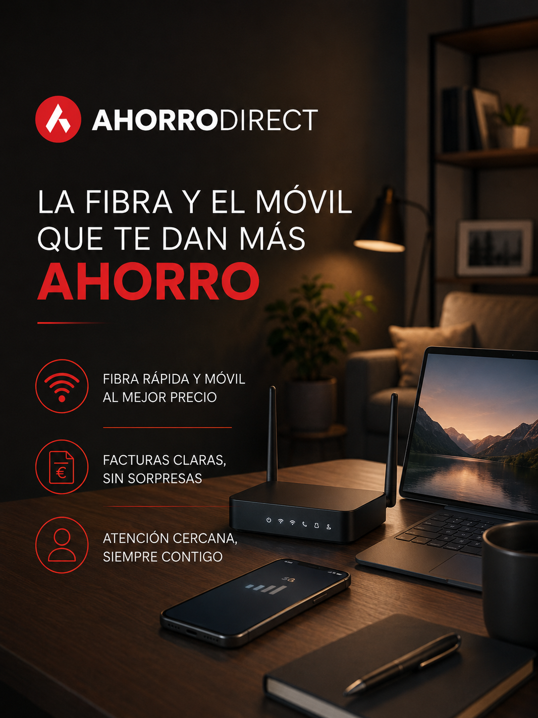 fibra y móvil