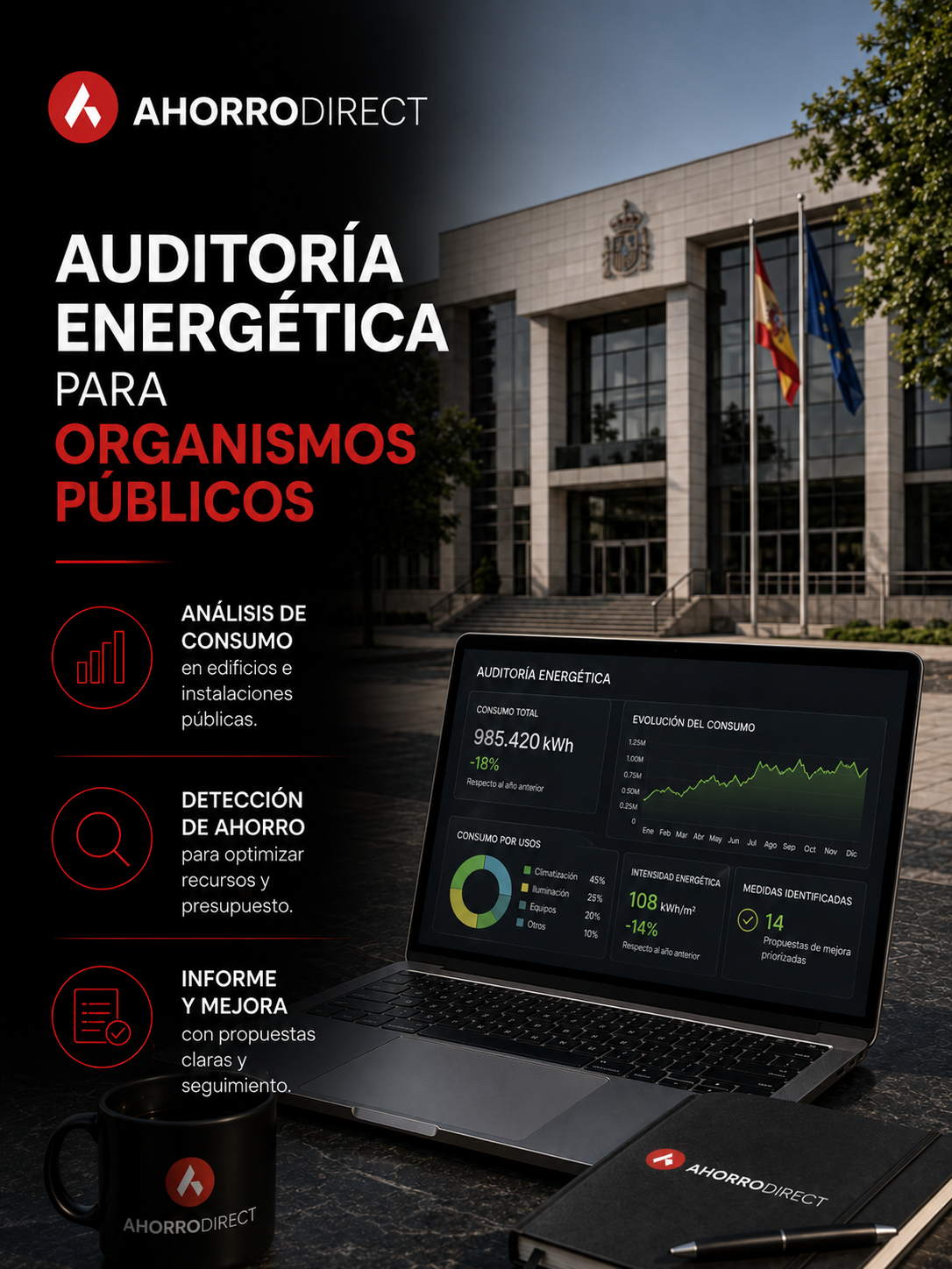 Auditoría energética para organismos públicos